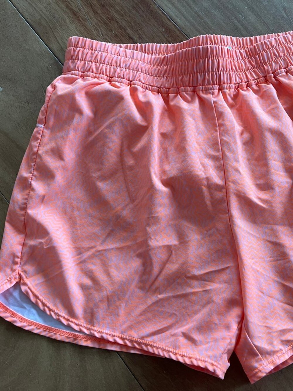 Zella Girls Nylon Lined Shorts Elastic Waist Athletic Gym; XL 14/16